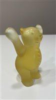 Scultura Cristal Sèvres in Cristallo TEDDYBEARGIALLO - TEDDYBEARGIALLO